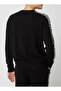 Stripe Logo Black Sweatshirt - 4
