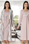 Pregnant Maternity Cotton Dressing Gown Nightgown Set