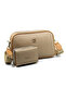 Women's Adjustable Long Strap Shoulder Bag and Wallet Combined Size 17X27