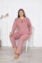 Plus Size Interlock Pajama Set - 2