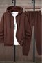 Advantage Set of 3 - Zippered Tracksuit Set & White T-Shirt