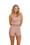 Laser Cut High Waist Single Shorts - Otr4000 Vi̇zon - 3