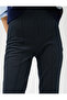 Fabric Trousers Flared Ribbed - 5