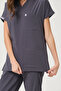 Lycra Scrubs Smoked Bat Sleeve Doctor Nurse Jersey Suit - 4