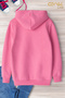 Printed Hooded Oversize Children's Sweat Shirt - 2
