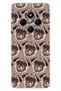 Xiaomi Redmi 14C 6.88" Case Pattern Printed Silicone Pug Pug Dog