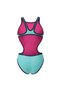 One Big Logo Women's Blue Swimsuit - 001198840 - 7