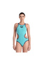 One Big Logo Women's Blue Swimsuit - 001198840