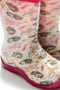Children's Fleece Rain Boots White 30/35 - 2