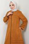 غير المتماثلة مضلع مفصلة من جلد الغزال Ferace Tan HM2545 - 2