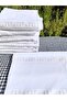 6 Pieces of Etamin Gap, Premium White Towel Luxury (Handwork Towel) 2500 Gr - 4