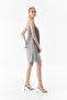 Side Tie-Detail Gabardine Dress - 5