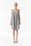 Side Tie-Detail Gabardine Dress - 8