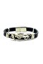 Genuine Leather Sea Horse Object Men's Bracelet - 2