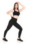 Women's Black High Waist Lycra Stretchy Leggings, Winter Warm Raised Leggings Underwear - 3