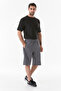 3 Thread Waist Lace Pockets Zippered Shorts - 2