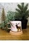 24 Carat Gold Decorated, Christmas Deer Figured, Handmade, Gift Coffee Cup, Deer Mug, Elk Mug - 4