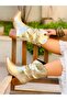 Tokyo Gold Metal Gusseted Short Dallas Boots - 5