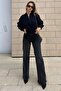 Navy Blue Zippered Long Sleeve Knitwear Cardigan Mg2061 - 7