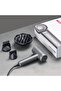 Hair Dryer with Adjustable Diffuser, 3 Speeds & 4 Temps, Fast Drying, Low Noise, Gray - 8