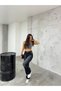 Women's Faded Relaxed Fit Wide-Leg Comfortable Baggy Jeans - 7