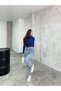 Women's Stretchy/Stretch Fabric High-Waist Mom Jeans - 7