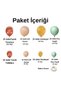 Balloon Set Burnt Orange-Desert Sand-Turmeric-Winter Green 100 Piece Balloon Chain Set - 2