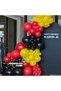 Balloon Set Red-Yellow-Black 100-Piece Balloon Chain Set - 4