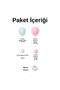 Balloon Set Macaron Pink-Macaron Blue Set of 60 Balloon Chain - 2