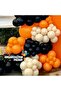 Balloon Set Black-Orange-Retro White 100-Piece Balloon Chain Set - 2