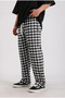Square Plaid Patterned Casual Sweatpants - 2