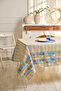 مفرش طاولة مخطط بنمط ديزي من Ays Home - 2