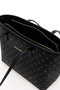 حقيبة كتف مونوغرام سوداء 05PO24K1877 - 5