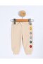 2 Thread Seasonal 3-Piece Set, Smiling Face Smile Printed, Zippered, Bottoming Top Set, Tracksuit Set - 4