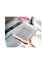 Cook&Heat Rectangular Glass Roaster with Airtight Lid, 1.5L - 4