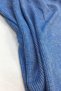 Draped Linen Fabric Dark Blue Color - 3