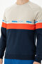 Men's Navy Blue Sweatshirt 50270726 -Vr033 - 6