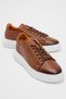 Men's High Sole Lace-Up Comfort Casual Shoes Real Leather Hj 8311m Taba - 2