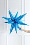Blue Polar Star Foil Balloon One Piece Large Polar Star Balloon 27Inch 70cm - 2