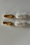 316L Steel Hanging Pearls Earrings - 3