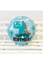 Cute Dinosaur Concept 1 Year Old Balloon Set Dinosaur Theme Birthday Foil Balloon Set - 4