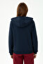 Women's Navy Blue Sweatshirt 50272076-Vr033 - 5