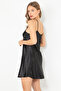 Thin Strap Mini Satin Nightgown - 8