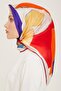 Geometric Patterned Twill Silk Scarf 24Ya9125 83 04 - 3