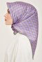 وشاح حريري كلاسيكي منقوش 24Ya9152 85 04 - 3