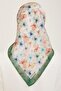 Floral Print Twill Silk Scarf 24Ya9108 83 84 - 4