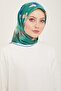 Geometric Patterned Sura Silk Scarf 24Ya9147 36 84