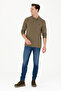 Khaki Men's Sweatshirt - Basic Model 50276314 -Vr027 - 4