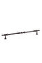 Crescent Antique Silver 224 mm Handle Luxury Country Kitchen Furniture Cabinet Drawer Handle - 3