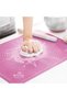 Dough Rolling Mat Large Size (50Cm*40Cm) Silicone Dough Rolling Mat